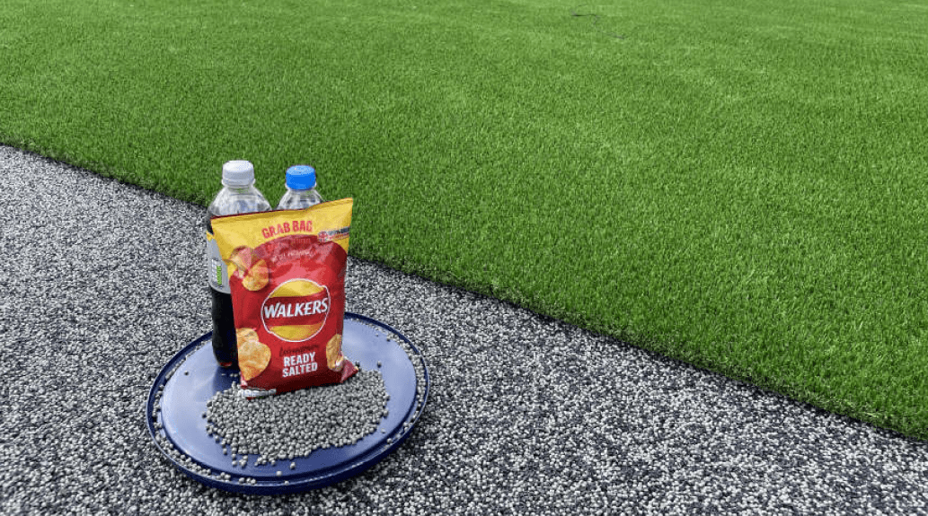 3 million crisp packets recycled into one ecocept base